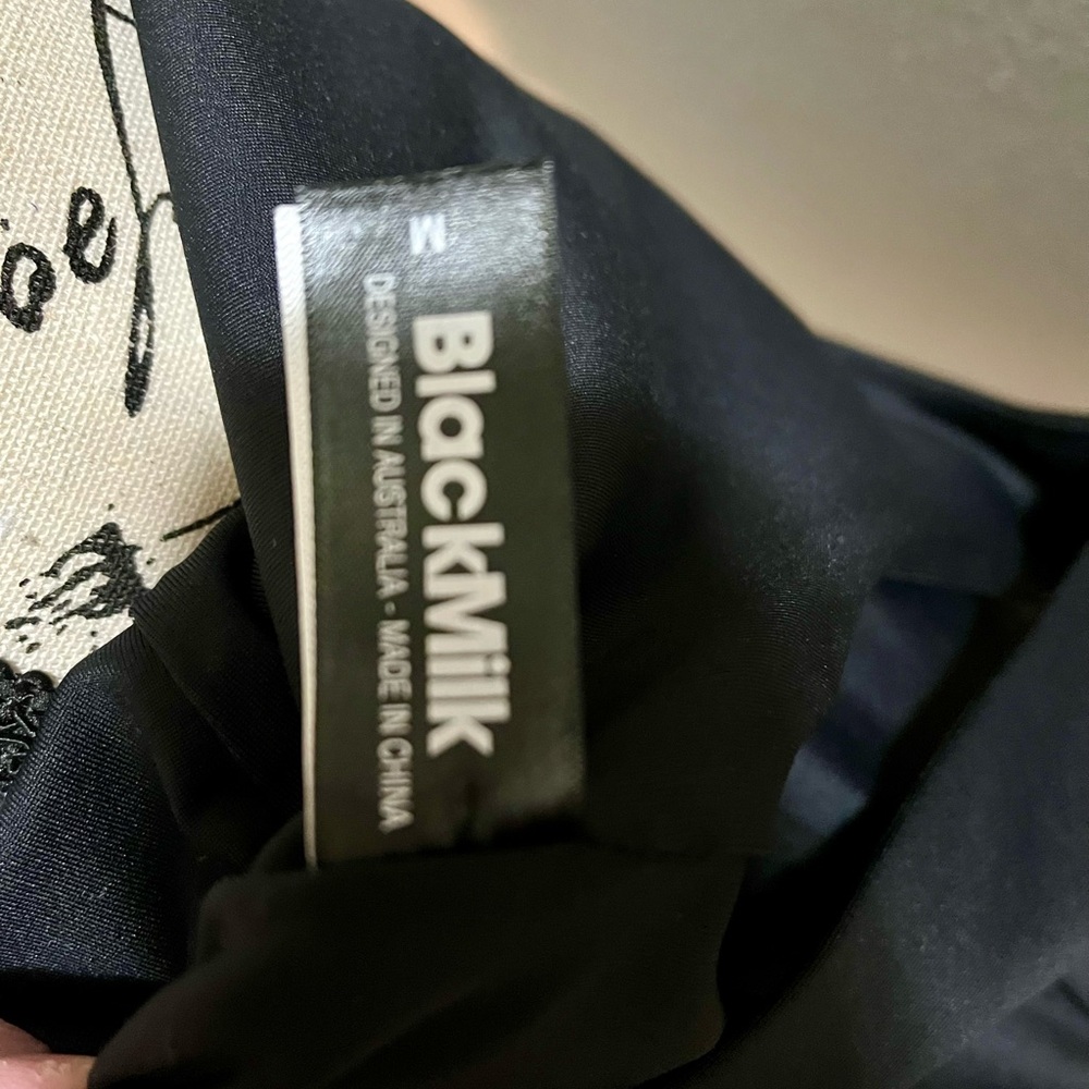 Blackmilk Show Us Ya Tops Matte Black Underbust Dress - Picture 2 of 8